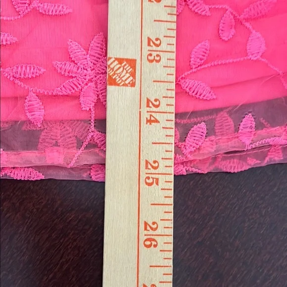 JODIFL Pink Floral Lace Blouse, NWOT - Picture 11 of 13